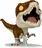 Funko POP! Jurassic World Dominion, 1218 Atrociraptor Tiger