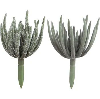 umělá květina 2 ks dekorativní umělé zeleně - 9*9*18 cm