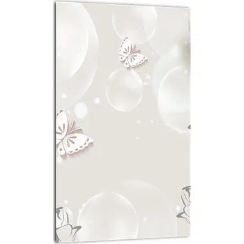 Obraz LuxusniObrazy.cz Obraz - Tulipány mezi bublinami