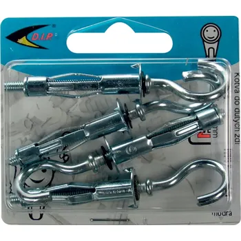 Hmoždinka D.I.P. Kotva do dutých zdí+skoba M4x45/37 blistr