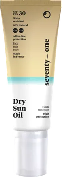 Přípravek na opalování SeventyOne Percent Dry Sun Oil SPF30 100 ml