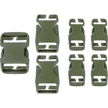 karabina CONDOR OUTDOOR přezky náhradní REPAIR KIT 7 ks ZELENÉ
