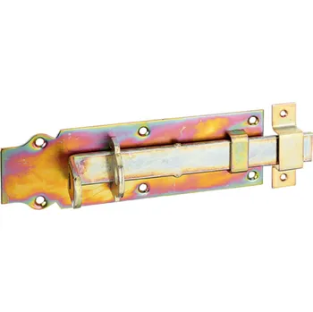 Tesařské kování ALBERTS Zástrč uzamykatelná rovná, s poutkem, pozink, 200x64