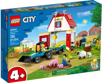 Stavebnice LEGO LEGO City 60346 Stodola a zvířátka z farmy