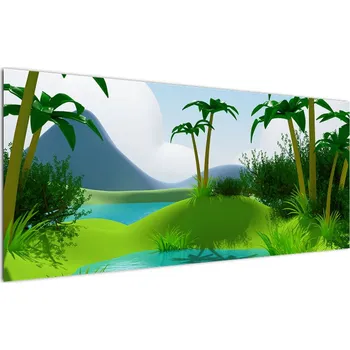 Obraz LuxusniObrazy.cz Obraz - Jezera v jungli