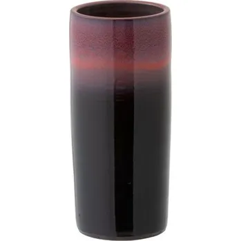 Váza Keramická černo-červená váza Transition - Ø 15*35 cm
