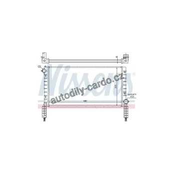 Chladič motoru Chladič motoru NISSENS 61768