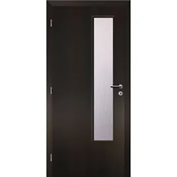 Interiérové dveře SOLODOOR Dveře Klasik L2 wenge fólie, 80P