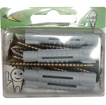 Hmoždinka D.I.P. Hmoždinka bez lemu PA+vrut znz 6,0x70 blistr