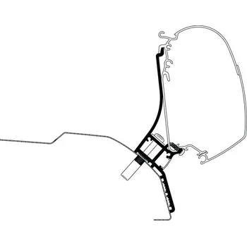 Příslušenství ke karavanu Adaptér Ducato H2 Lift Roof LED, 400 cm