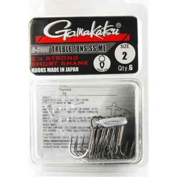 Rybářský háček Gamakatsu trojháček Treble 18NS 6ks 6