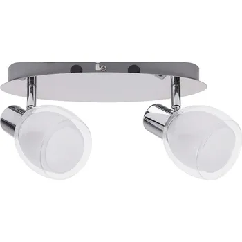 Bodové svítidlo RABALUX Spot DAVE spot 2 lights E14 2x40W chrome, chrom, s vypínačem