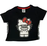 Eplus Dívčí tričko - Hello Kitty černé Velikost - děti: 122