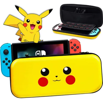 Obal na herní konzoli Obal odolný kryt pouzdro Pikachu na Nintendo Switch a Nintendo Switch OLED limitovaná edice