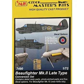 Plastikový model 1/72 Beaufighter Mk.II Late Type Conv.Set (AIRF)
