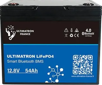 Trakční baterie Ultimatron LiFePO4 Smart BMS 12,8V 54Ah