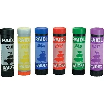 Značení hospodářského zvířete Křída značkovací Raidex, na zvířata, fialová