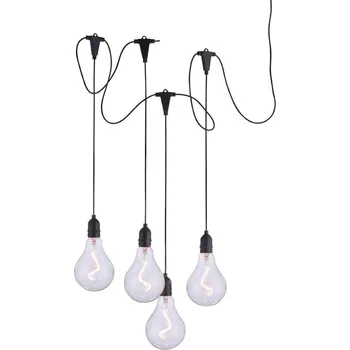 LEUCHTEN DIREKT ENNI LED závěsné svítidlo černé časovač 3000K LD 19094-18