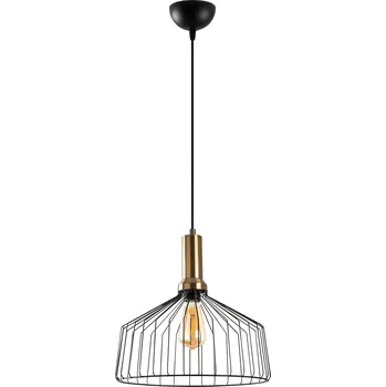 OPVIQ Závěsné osvětlení DEAR černo-zlaté 34cm