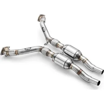 Zadní díl výfuku Downpipe s tlumičem AUDI A6, S4, S6, RS4 B5, Allroad C5 2.7 T
