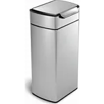 Odpadkový koš volně stojící Simplehuman Touch-bar bin 30 l Matná nerez ocel mat SHCW2015