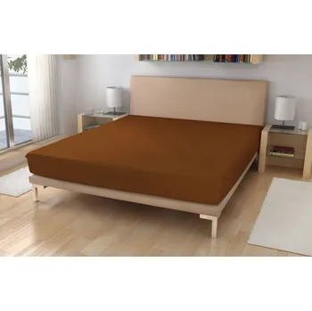 Prostěradlo Polášek Prostěradlo Micro EXKLUSIVE Čokoládová Polyester, 90/200 cm