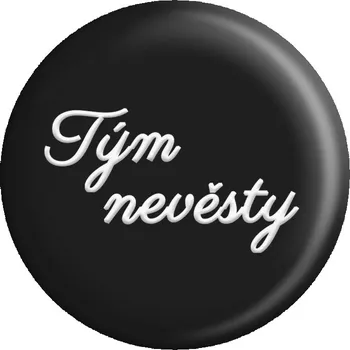 Placka Tým nevěsty (Černá)
