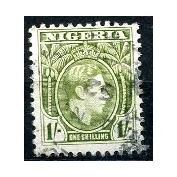 Poštovní známka Nigérie (1950) Gi. 56 - O - Nigeria - Král Jiří VI. - Krajiny