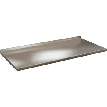 Kuchyňská pracovní deska Pracovní deska nerezová KPDZ základní - šíře 600mm Délka x hloubka: 1000x600mm