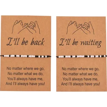 Náramek Provázkové náramky pro páry - LONG DISTANCE