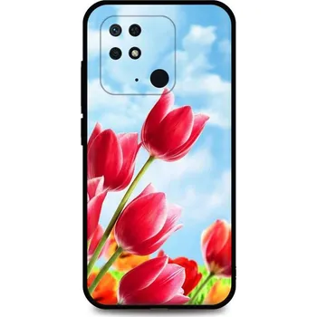 Pouzdro na mobilní telefon Kryt Xiaomi Redmi 10C Tulips (obal neboli pouzdro na Xiaomi Redmi 10C)