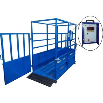 Průmyslová váha Format 1 DVS-O-F7D Stacionární dobytčí váha 2000 kg - vnitřní délka 2,1 m