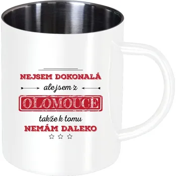 Nerezový hrnek Nejsem dokonalá, ale jsem z...