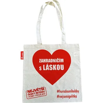 Nákupní taška UNI HOBBY Taška bavlněná květiny