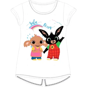 Dívčí tričko Zajíček Bing šedé s krátkým rukávem Velikost: 110 (4-5 let)