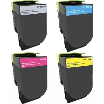 VybavKancl Lexmark CS417, CS517 - renovovaná sada CMYK tonerů