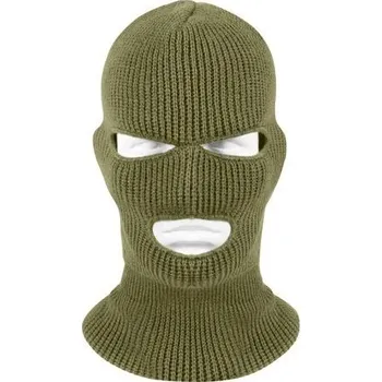 Kukla ROTHCO Kukla se 3 otvory pletená US OLIV