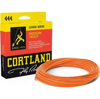 Muškařská šňůra Cortland 444 Modern Trout Orange AFTMA 3