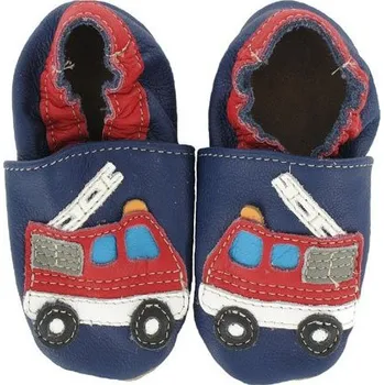 Capáčky baBice shoes Capáčky kožené hasič, 16/17