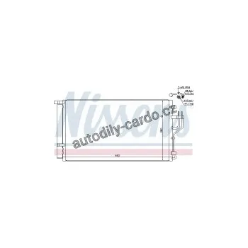 Chladič motoru Chladič klimatizace NISSENS 940351