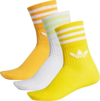Pánské ponožky adidas Mid-Cut Crew Sock 3 páry 43-46