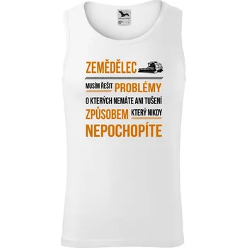 Pánské tílko Pánské tílko Malfini Core Musím řešit problémy - zemědělec