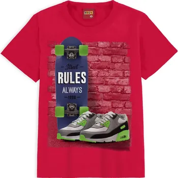 Chlapecké tričko KYLY RULES červené Velikost: 116