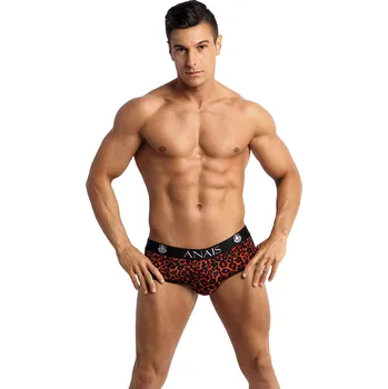 Dámská erotická souprava Pánské boxerky otevřené Tribal jock bikini - Anais červená XL