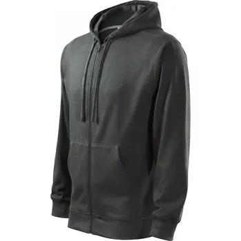 Pánská mikina MALFINI Mikina TRENDY ZIPPER MAN, různé barvy VELIKOST XXXL tmavá břidlice