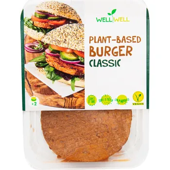 Hotové jídlo Well Well Rostlinný burger klasický 200 g