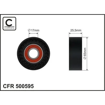 Napínací kladka, žebrovaný klínový řemen CAFFARO 500595