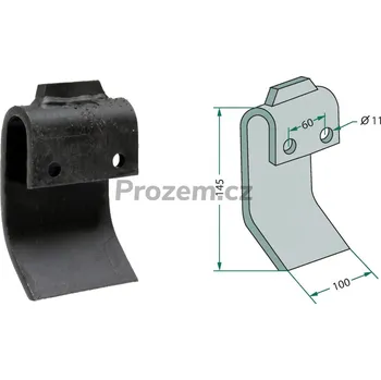 Mulčovací nůž pro Gilbers, 145/-/11 mm