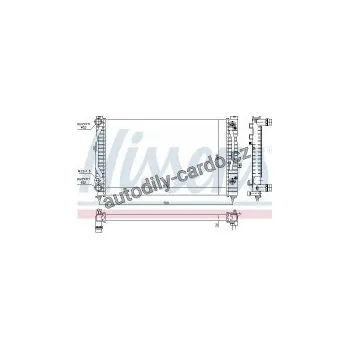 Chladič motoru Chladič motoru NISSENS 60229A