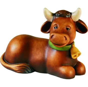 Vánoční dekorace Ornatis Vůl Provedení: Malované, Velikost stojících figur dospělých postav: 10 cm